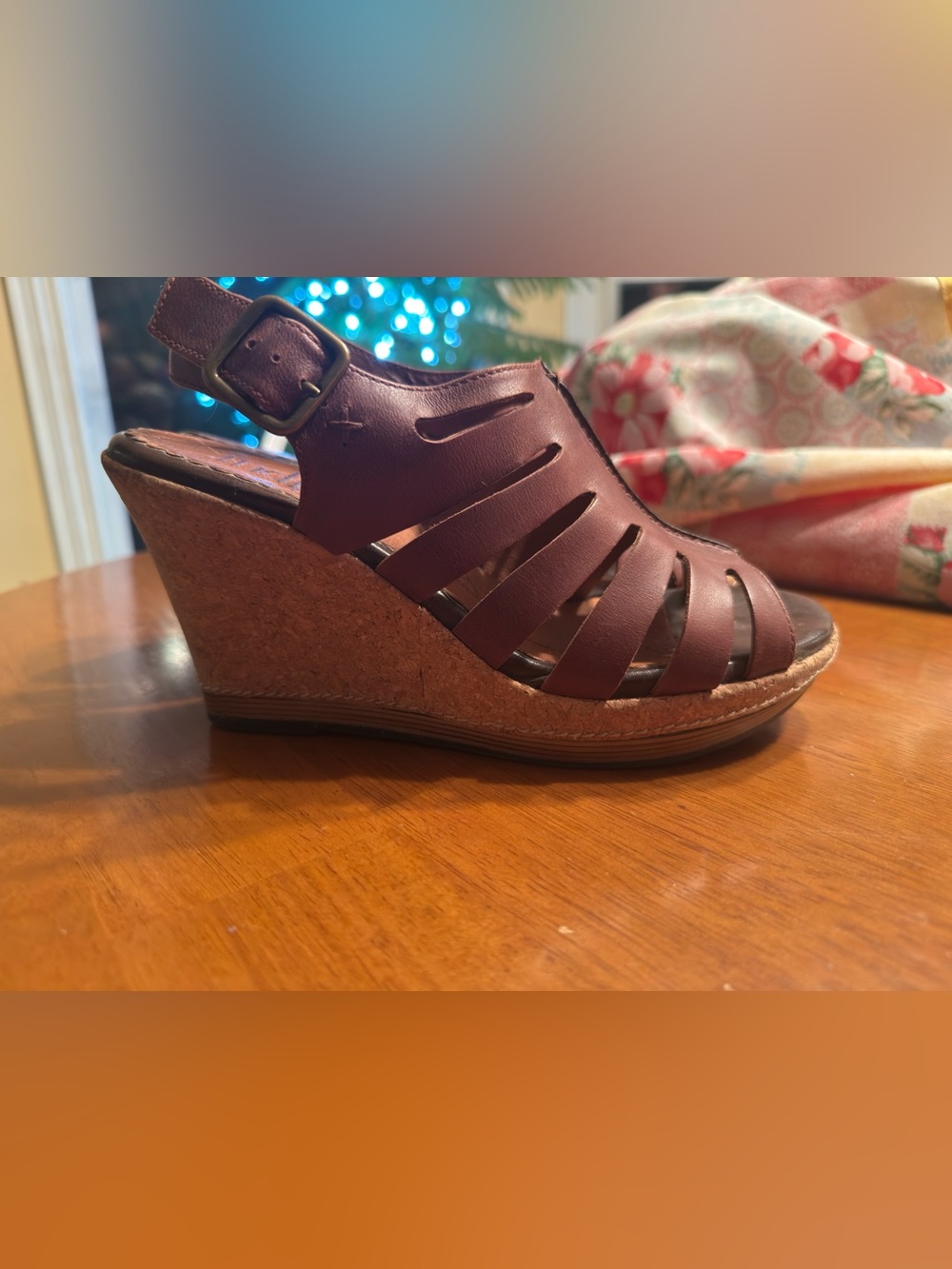 Y2K Indigo Leather Fisherman Sandals - Chestnut Brown